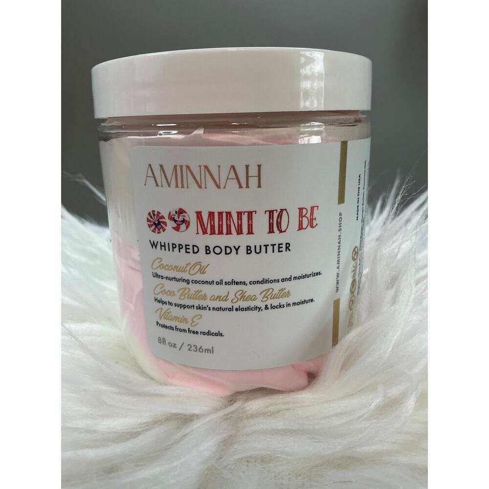AMINNAH Mint To Be Whipped Body Butter 8 fl oz NEW